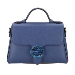 Gucci Interlocking GG Shoulder Bag Blue